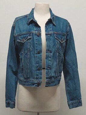 Polo Ralph Lauren Blue "Authentic Denim Goods" Relaxed Trucker Jacket Size: S